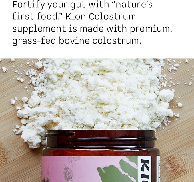 Kion Colostrum | Grass-Fed Bovine | Gut Health and Immune Support | 30 Servings