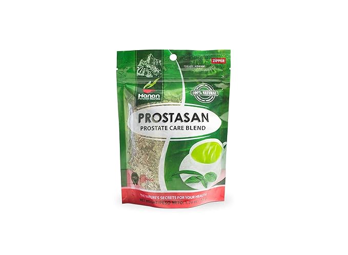 Hanan Peruvian Secrets Prostasan Herbal Tea | 100% Natural Prostate Care Blend | 1.76oz / 50g | Naturally Aids in Cleansing the Prostate and Urinary Tract - 3 Pack