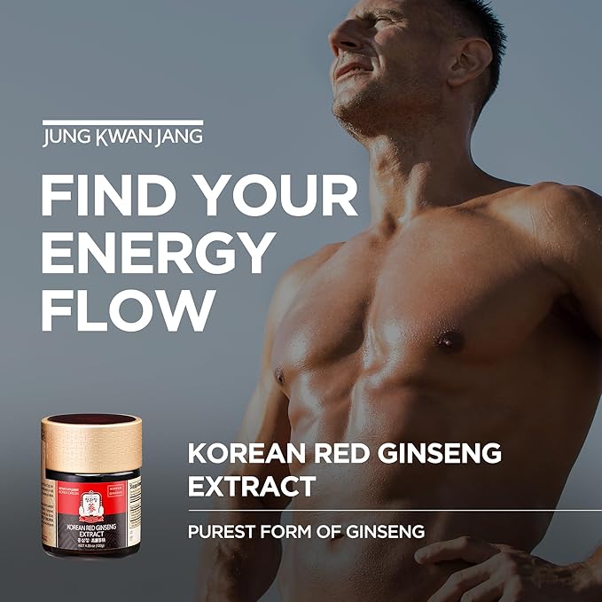 JUNG KWAN JANG Korean Red Panax Ginseng Extract Extra Strength Energy Boost Performance Boost Immune System Stamina Blood Circulation and Mental Health Support Memory Productivity - 240g
