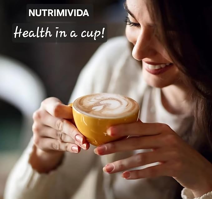 7 in 1 Mushrooms Gourmet Coffee | Non-GMO Gluten-Free Nut-Free Vegan (15-Sachets 0.64 oz Each)