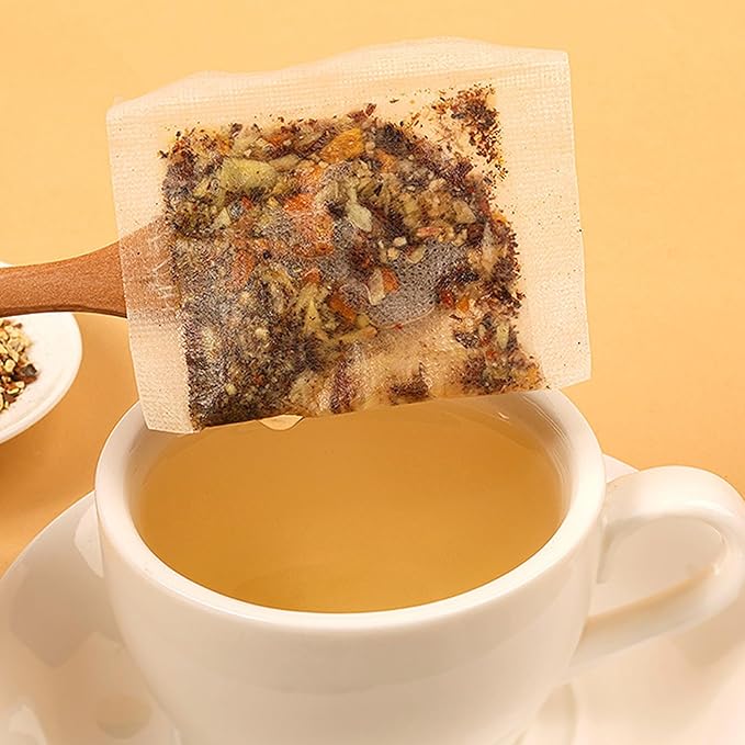 Premium Turmeric Ginger Cinnamon Tea Bags Organic Turmeric Ginger Herbal Tea 150 TeaBags 100% Natural Hand-made Blend No Sugar No Caffeine No Gluten Vegan