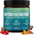 Dihydroberberine Super Berberine Supplement with Ceylon Cinnamon and Alpha Lipoic Acid - GlucoVantage 250mg - 5x Enhanced Bioavailability Over Berberine HCL - Metabolic &amp Wellness Support - 60 Cap
