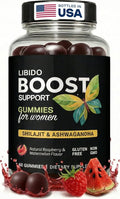 Libido Support for Women Gummies - Fast Acting Intimacy and Mood Support Libido Gummies for Women with Shilajit and Ashwagandha - 60 Ct (Sweet)