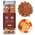Hee Creek Red Panax Ginseng Slices 5.6oz 6 Year Old Whole Roots Korean Red Ginseng Tea Dried Ginseng Root Large Slice Non GMO Gluten Free Sugar Free 红参 高丽参