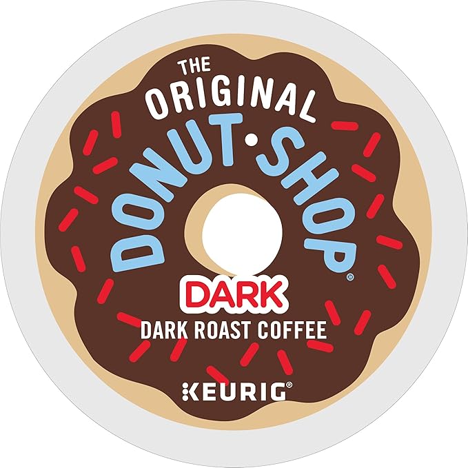 The Original Donut Shop Dark Keurig Single-Serve K-Cup Pods Dark Roast Coffee (Pack of 120)