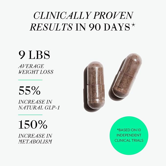 Veracity Metabolism Ignite - Boosts GLP-1 to Reduce Appetite and Cravings for Clinically Proven Weight Loss - Natural GLP-1 &amp Metabolic Support Supplement - Burns Fat - Side Effect Free - 30 Servi