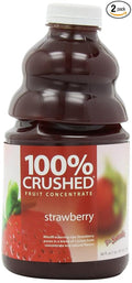 Dr. Smoothie 100% Crushed Fruit Smoothie Strawberry 46-Ounce Bottles (Pack of 2)