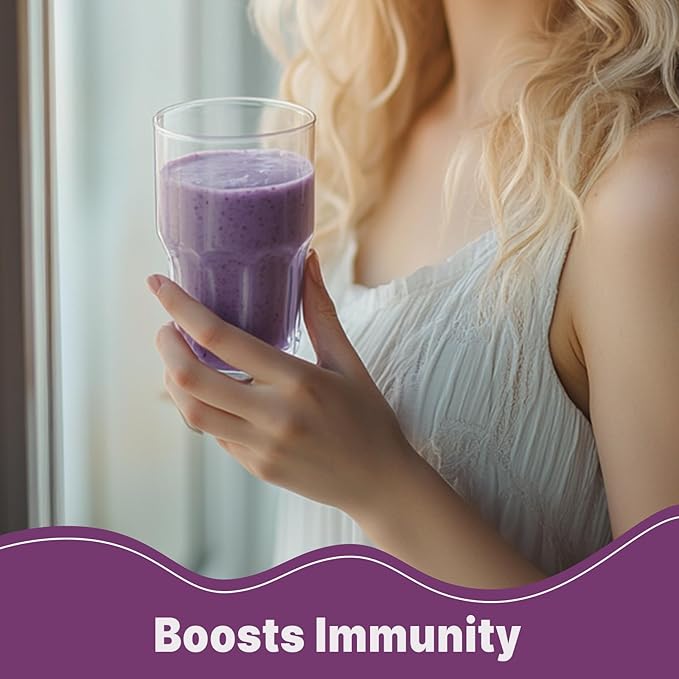 UNLEASH'D ORGANIC Organic Purple Potato Powder 16 oz – 100% Pure Natural Superfood Rich in Antioxidants &amp Plant Nutrients