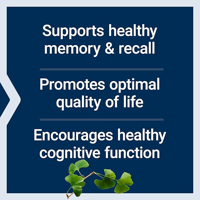 Life Extension Ginkgo Biloba Certified Extract™ 120 mg Helps Maintain Memory &amp cognition Gluten-Free Non-GMO Vegetarian 365 Capsules