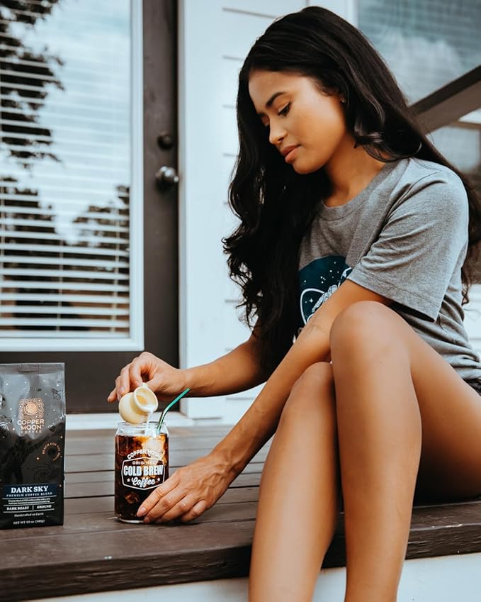 Copper Moon Ground Coffee Dark Sky Blend Dark Roast 3 Bags (12 oz. Each)