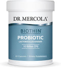 Dr. Mercola Biothin Probiotic - Digestive Health Supplement - Supports Healthy Metabolism - GMO-Free Gluten-Free &amp Soy-Free - 30 Delayed-Release Capsules (30 Servings)