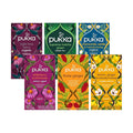 Pukka Tea Bags Organic (Night Time Berry Lemon Ginger and Manuka Honey Three Ginger Elderberry and Echinacea Supreme Matcha Green &amp Chamomile Vanilla and Manuka Honey) (1ea / 20ct) (Variety P