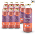 Purpose Tea Blood Orange - Bottled Iced Tea All Natural Brewed Organic Purple Leaves Unsweetened Pure Non-GMO High in Antioxidants and Anthocyanins Healthy Drinks - 16 oz (Pack of 12)