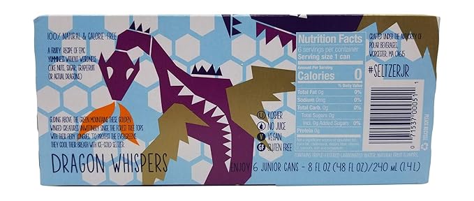 Polar Seltzer Impossibly Good Dragon Whispers 12 pk 8 oz. Cans