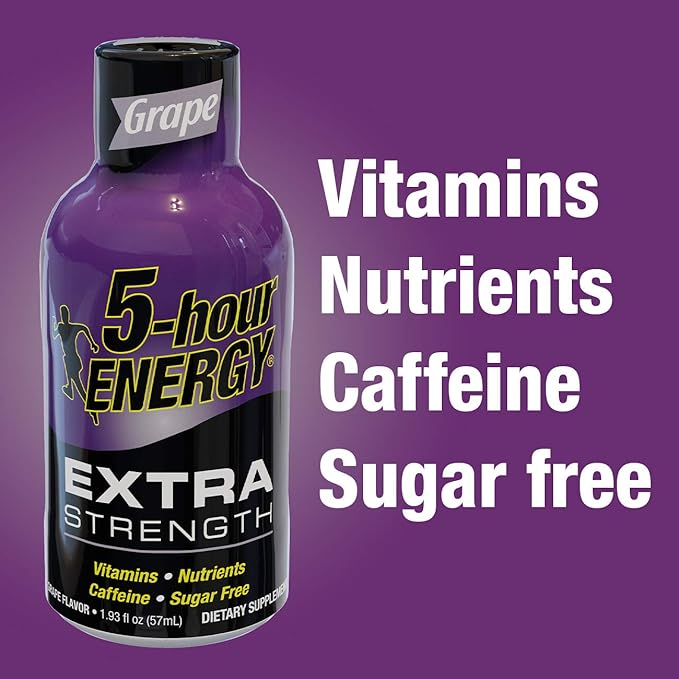 5-hour ENERGY Shot Extra Strength Orange 1.93 Ounces 12 Count