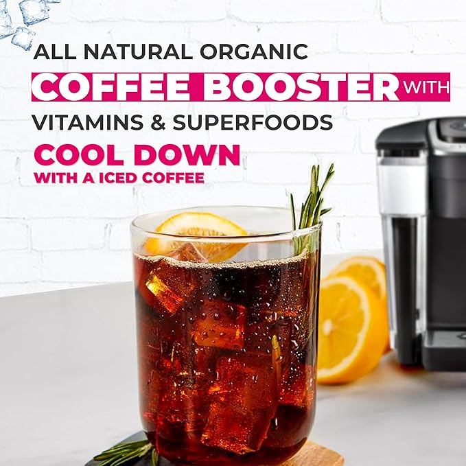 SOLLO Organic Detox Coffee Pods with Superfoods Herbal Extracts Bold and Smooth Compatible with Keurig 2.0 Brewers 24 K-Cup