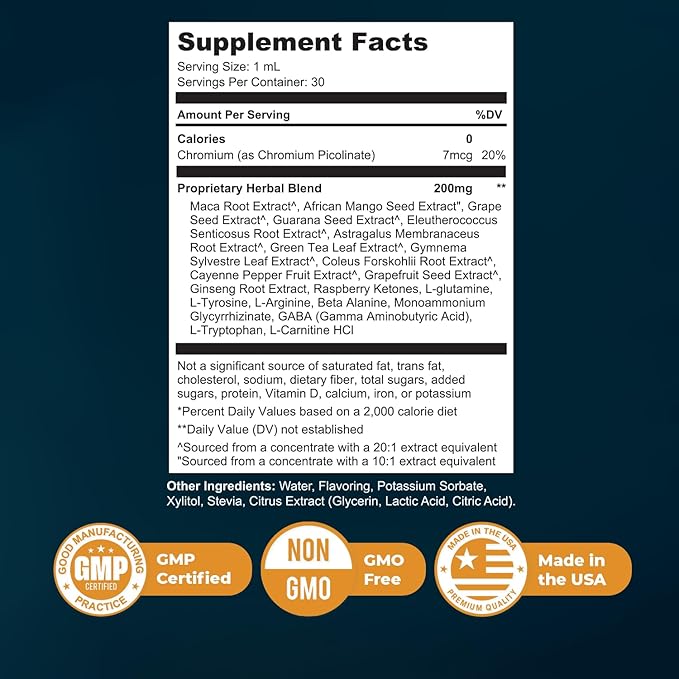 Mounjaboost – Natural Herbal &amp Plant-Based Supplement with 6 Exotic Nutrients &amp Botanicals – Made in USA GMP-Certified Non-GMO Easy-to-Take – 30 mL 1 Month Supply
