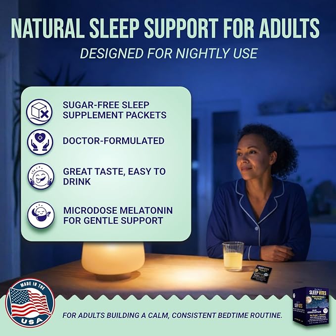 Dr. Price’s Natural Sleep Aid Powder – Berry-Citrus 30 Packs | Sleep Powder Drink Mix with Magnesium Microdose Melatonin &amp Tryptophan | Sleep Support for Adults | Doctor-Formulated Made in USA