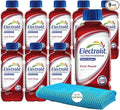 Electrolit Fruit Punch Hydration Drink With Electrolytes 21 fl oz Plastic Bottles 9 Pack + 1 Microfiber Cooling Towel by KOOL8SHOP Infinite Deals