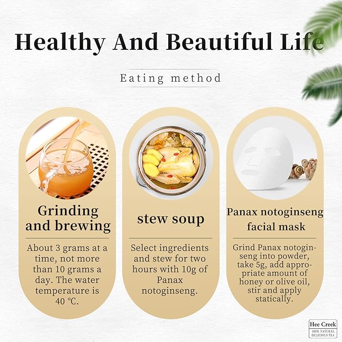 Hee Creek Notoginseng Root Heads 10.58/300g Natural Tienchi – 7-Year-Grown Whole Panax Notoginseng from Wenshan Yunnan – Tian Qi Sanqi Ginseng for Herbal Wellness Tea Soup 田七 田七人参 三七 活血化瘀