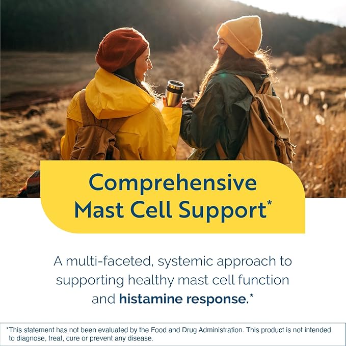 Researched Nutritionals HistaQuel - Dual-Action Histamine &amp Mast Cell Support Formula - Clinically Researched Flavonoid &amp Herbal Formula with Stinging Nettle &amp Black Cumin Seed Oil 120 Ca