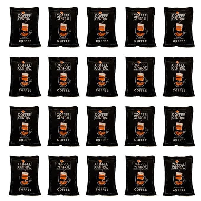 Premium Arabica Medium Roast Coffee Steep Pouches - Bulk 48 Individually Wrapped All Natural String Bags Quick Brew Eco-friendly Single Serve Hot Or Cold Brewing Perfect For Home Travel Camping Offi