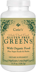 Catie's Organic Gluten Free Greens - Whole Food Nutrition. Optimal Health &amp Vitality! 11.5oz. 30 Servings.