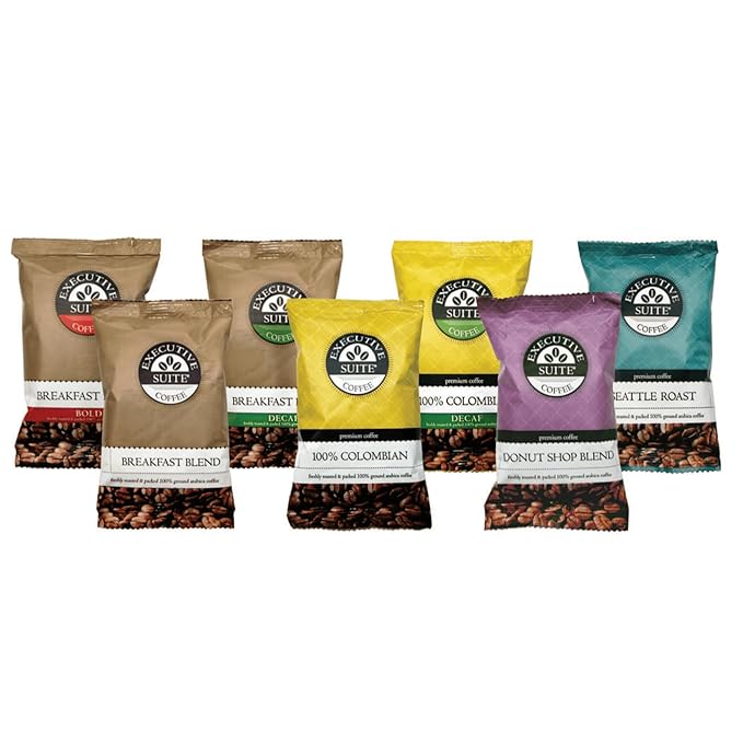 Executive Suite® Breakfast Blend Decaffeinated Coffee 1.5 Oz Box Of 42