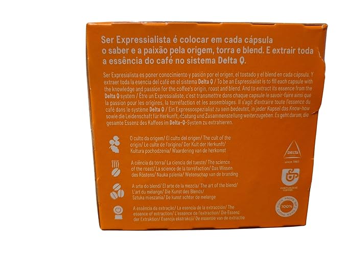 Delta Q Espresso Pods for Delta Q machines aQtivus - Intensity 8 Notes of Roasted Nuts and Subtle Fruit XL Pack - 40 Capsules