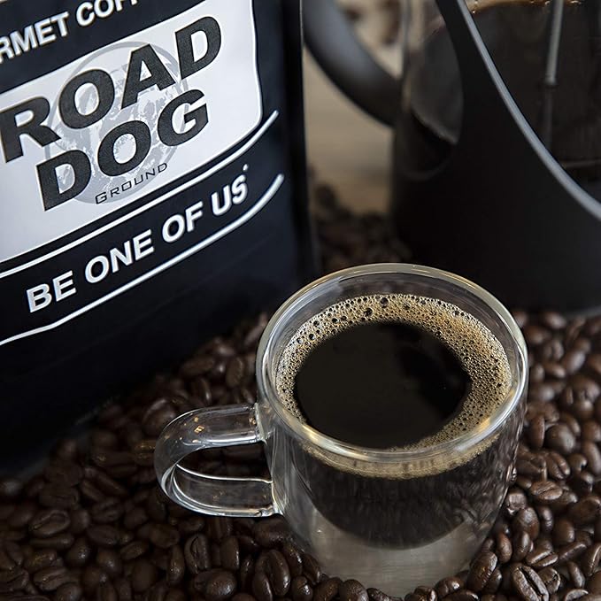 Koffee Kult Road Dog Dark Roast Coffee Beans (whole bean 12oz)