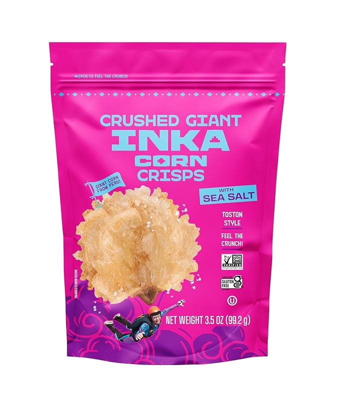 Inka Crops Corn Variety Pack (Original Crushed (3.5oz) Original Giant (4oz) Giant Chile Picante (4oz)) (1ea)