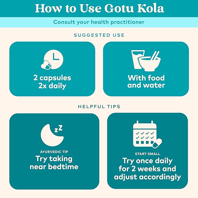ORGANIC INDIA Gotu Kola Herbal Supplement - Adaptogen for Brain &amp Nervous System Support Vegan Gluten-Free Kosher USDA Certified Organic Non-GMO Calming Mental Clarity - 90 Capsules