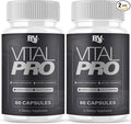 BLUE VIBE Vital Pro Capsules Premium Wellness &amp Advanced Health Management Supplement Pills Maximum Strength Daily Health &amp Overall Wellness Support 2 Pack - 120 Capsules