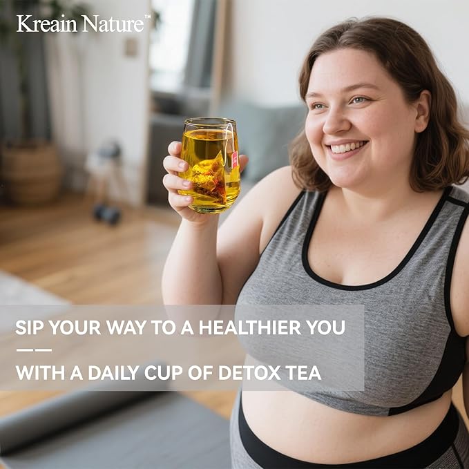 Kreain Nature Chicory And Gardenia Tea Natural Sugar Free Blend with Honeysuckle Licorice and Tangerine Peel Liver and Kidney Detox Vegan &amp Caffeine Free 12 Teabags 2 Pack