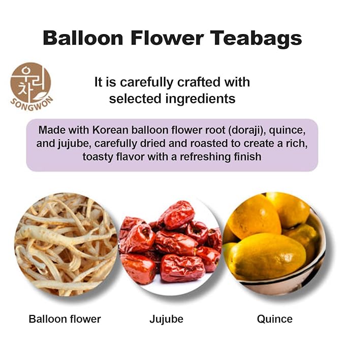 Songwon Balloon Flower Tea_80g (0.8g x 100 Teabags)