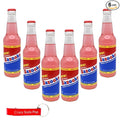 Generic Bazooka Soda | 6 Pack of Soda Pop with Real Cane Sugar | Classic Gum Flavor in Soda | 12 oz Glass Bottles with Crazy Soda Pop Bottle Opener