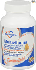 Multivitamin - Heart and Immunity Supplements for Men &amp Women Multivitamin for Men &amp Women with Minerals B-Vitamin Complex Vitamins A C E K and 2000 IU Vitamin D3 120-Count Bottle