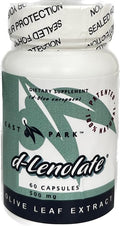 East Park Olive Leaf Extract (OLE) Super Strength d-Lenolate 500mg | 18% or More Oleuropein Immune System Booster | 60 Vegetarian Capsules (Non-GMO)