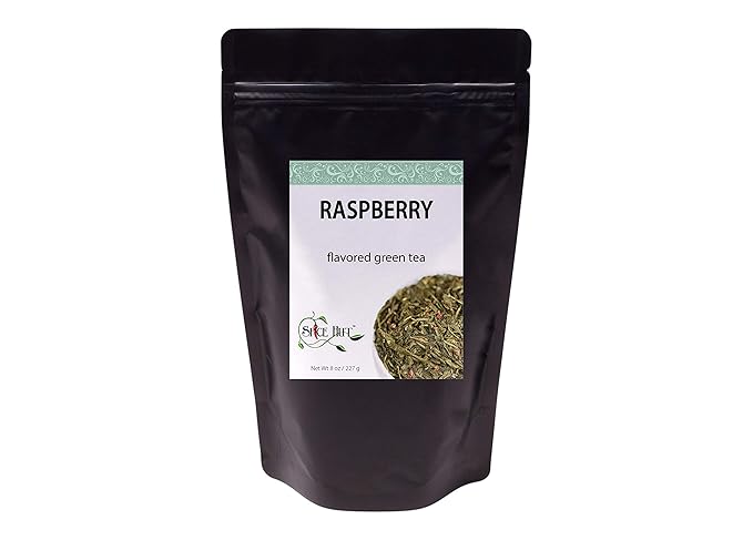 Raspberry Green Tea Loose Leaf Green Tea - Caffeinated | bulk 8oz 80-100 cups | The Spice Hut First Sip of Tea