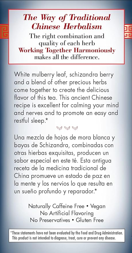 Bravo Tea Sleep &amp Renew Herbal Tea Caffeine Free 20 Tea Bags 6 Count