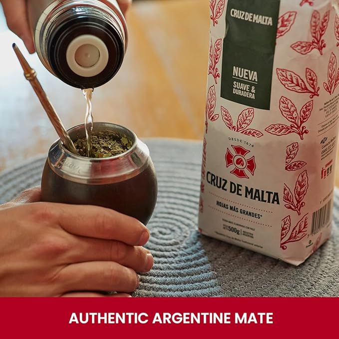Yerba Mate Cruz de Malta Suave y Duradera 2.2 Lbs each bag 3-pack