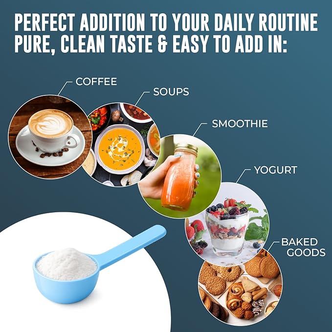 Advanced Collagen Complex Powder – VERISOL® FORTIBONE® &amp FORTIGEL® for Hair Skin Bone &amp Joint Support – Clinically Studied Ingredients – Grass-Fed Hydrolyzed Collagen Peptides – 30 Serving