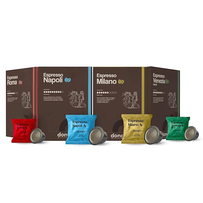 Dongiò Caffè - Capsule compatibili con Lavazza Blue 40 (160 Count Variety Pack)