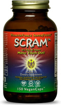 HEALTHFORCE SUPERFOODS Scram - Herbal Supplement with Milk Thistle Wormwood &amp Black Walnut - Digestion Support Capsules - 150 Vegan Capsules