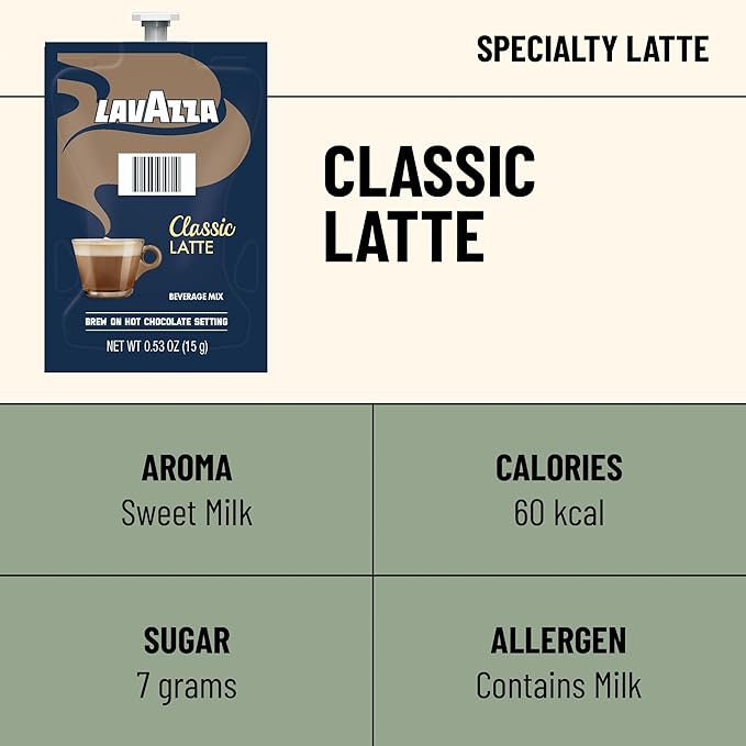 Flavia Lavazza Classic Latte Freshpacks works only with Flavia Brewers (Case of 36)