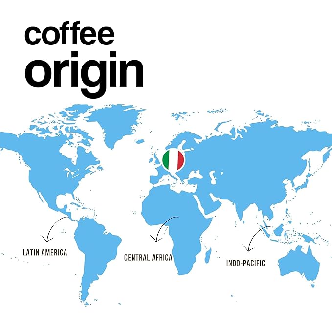 Dongiò Caffè Espresso Napoli Capsules Compatible with Nescafe Dolce Gusto system 100 Count of Single-Serve Coffee pods (5 Boxes of 20 capsules each) Dark Roast - Intensity 9/10