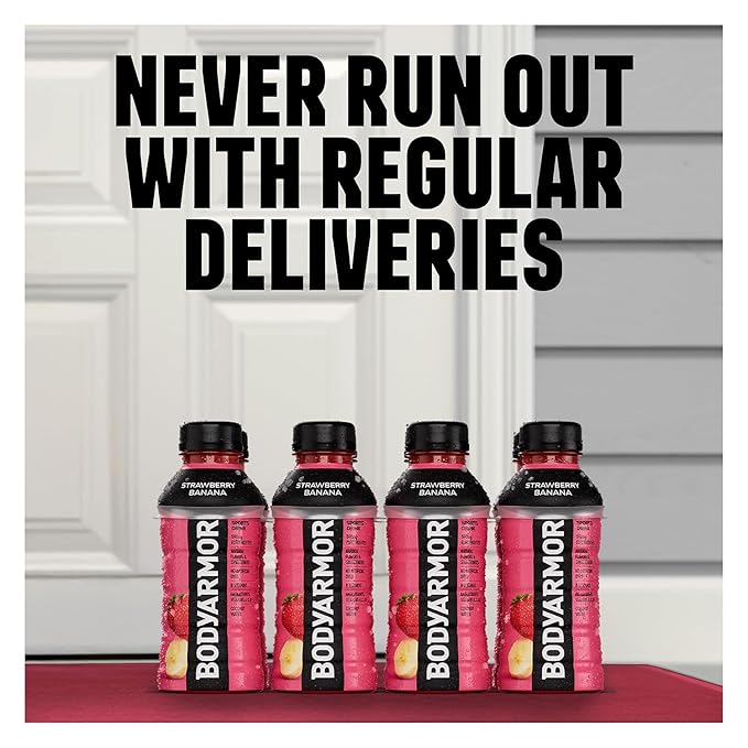 BODYARMOR Sports Drink Cherry Lime Electrolyte Drink Hydration 28 Fl Oz Bottles (15 Pack) Flavored Coconut Water with B Vitamins &amp Antioxidants