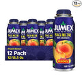 Jumex Peach Nectar Lata Botella - Made with Fresh Fruit Puree &amp Peach Juice Concentrate for Fruit Smoothie Mix Cocktail Mixers &amp Kids Beverages - 15.5oz 12 Pack Resealable Juice Bottles