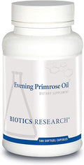 Biotics Research Evening Primrose Oil Potent Gamma Linolenic Acid GLA Source Linoleic Acid Healthy and Balanced Body Response Cardiovascular Neurological Skin Women’s Health. 100 Softgels