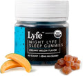 LYFE Functional Mushroom Gummies Creamy Melon Flavor (40 Count) – Reishi and Chamomile and Aminita Muscaria Help to Provide with a Deep Sleep &amp Relaxed State of Mind.